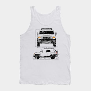 Birthday, Gift, Fj, Cruiser, Car, Brand, Car, For, Men, Vintage, Car, Lover, For, Men Tank Top